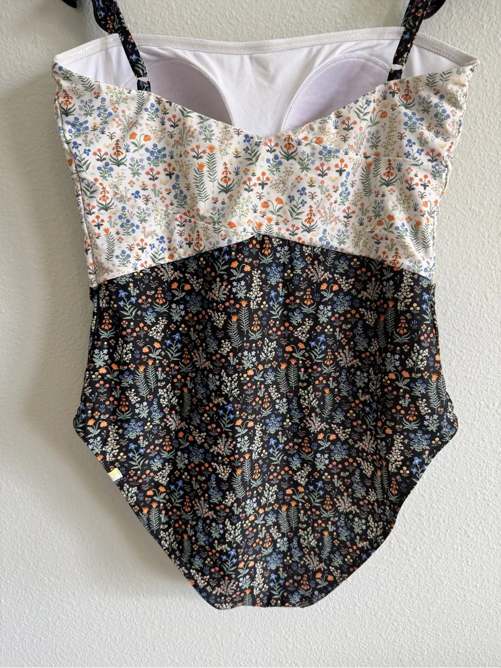 Summersalt Rifle Paper Co Floral Ruffle Strap One-Piece Swimsuit Size 10